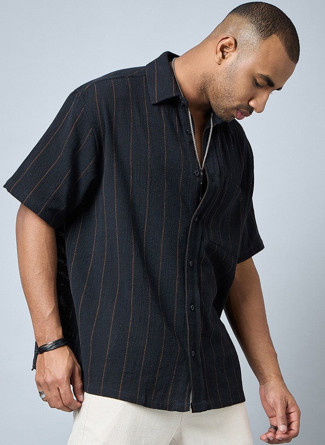 CHIMPAAANZEE Tartan Checked Oversized Casual Shirt - Image 2